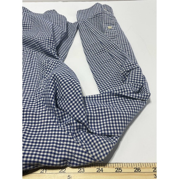 Ralph Lauren Button Up Long Sleeve Shirt Size Large White‎ Blue - Picture 5 of 5